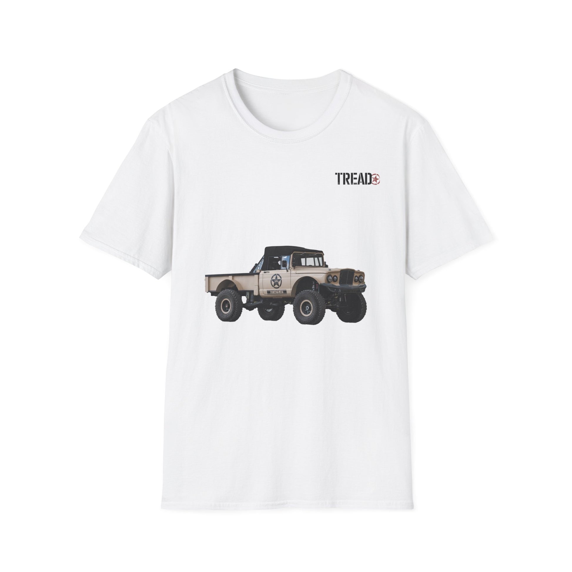 Tread BAJA BLITZ Desert Bomber Unisex Softstyle White T-Shirt