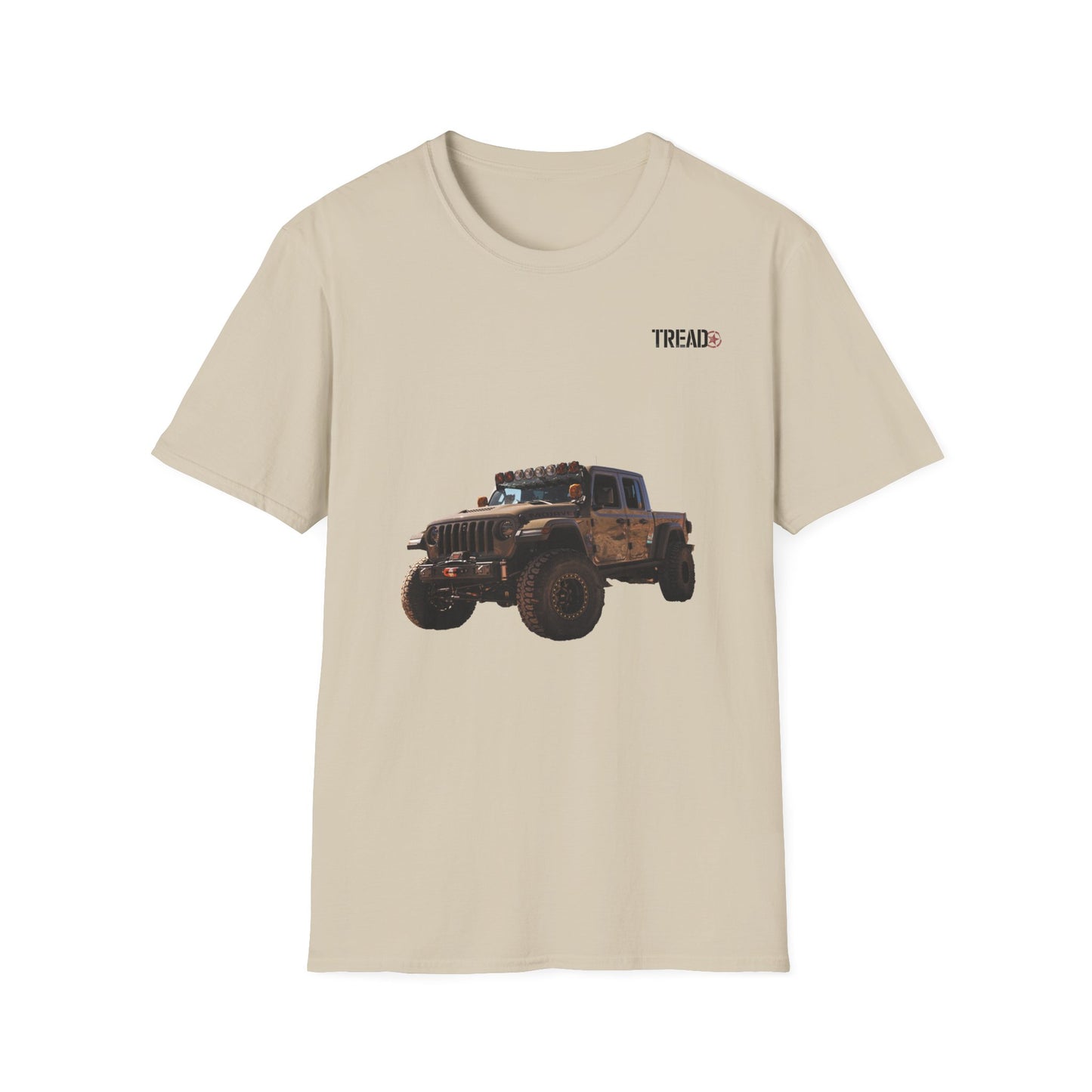 Tread Sanctus Mojave Adventure Unleashed Unisex Softstyle Sand T-Shirt