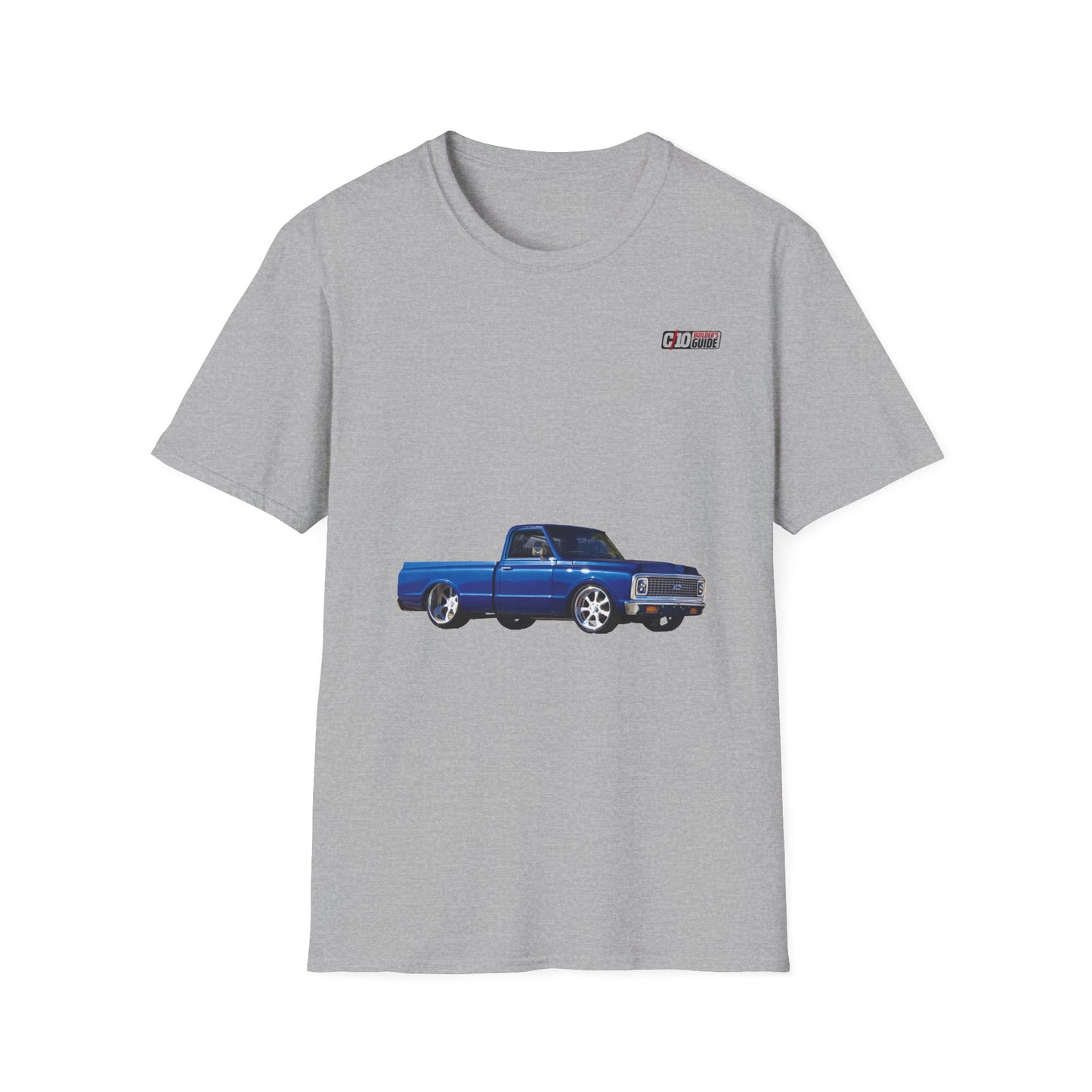 C10 OL'BLUEY RIDES AGAIN Unisex Sport Grey T-Shirt