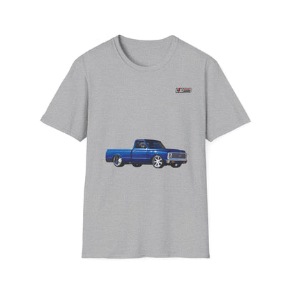 C10 OL'BLUEY RIDES AGAIN Unisex Sport Grey T-Shirt