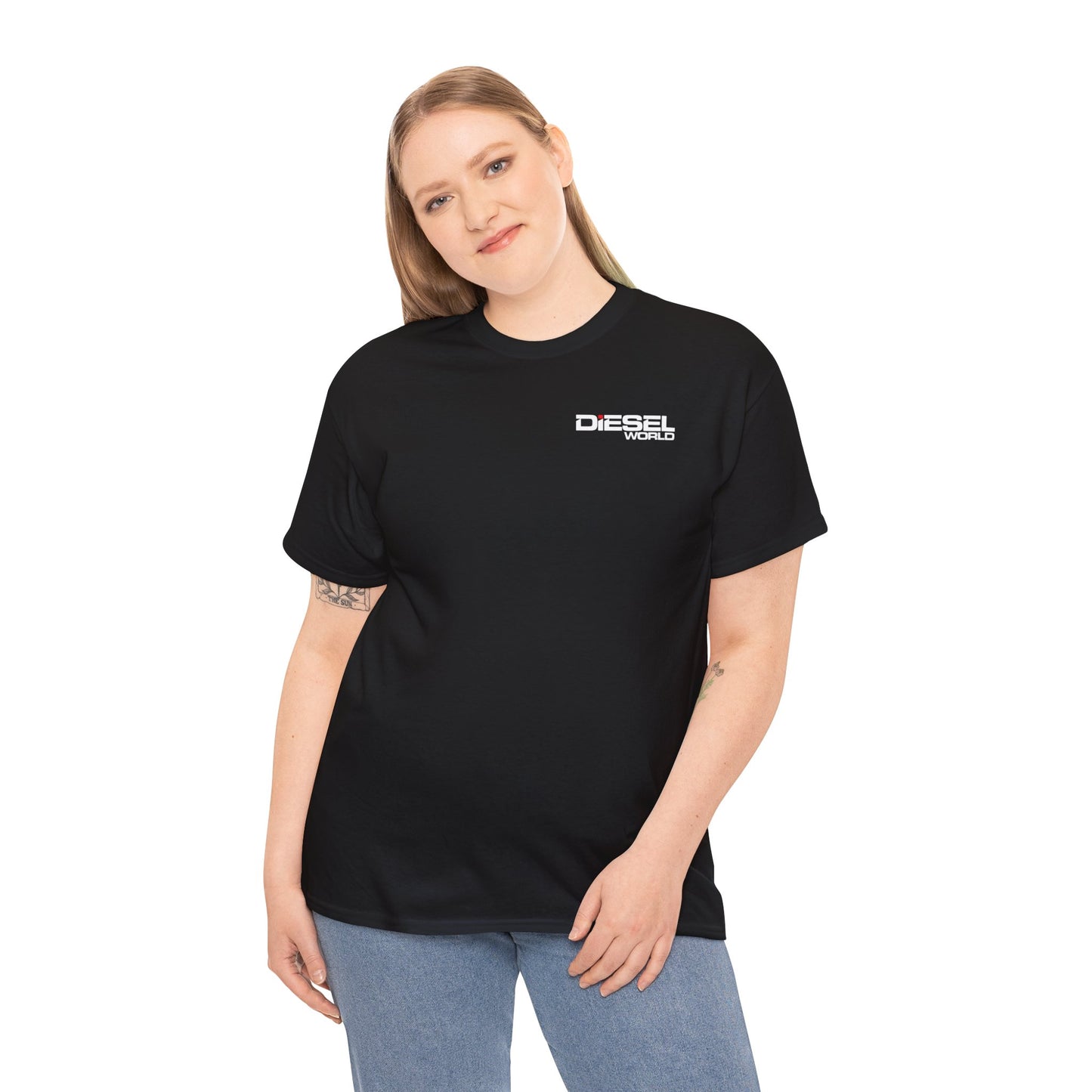 Diesel World Black - Unisex Heavy Cotton Tee