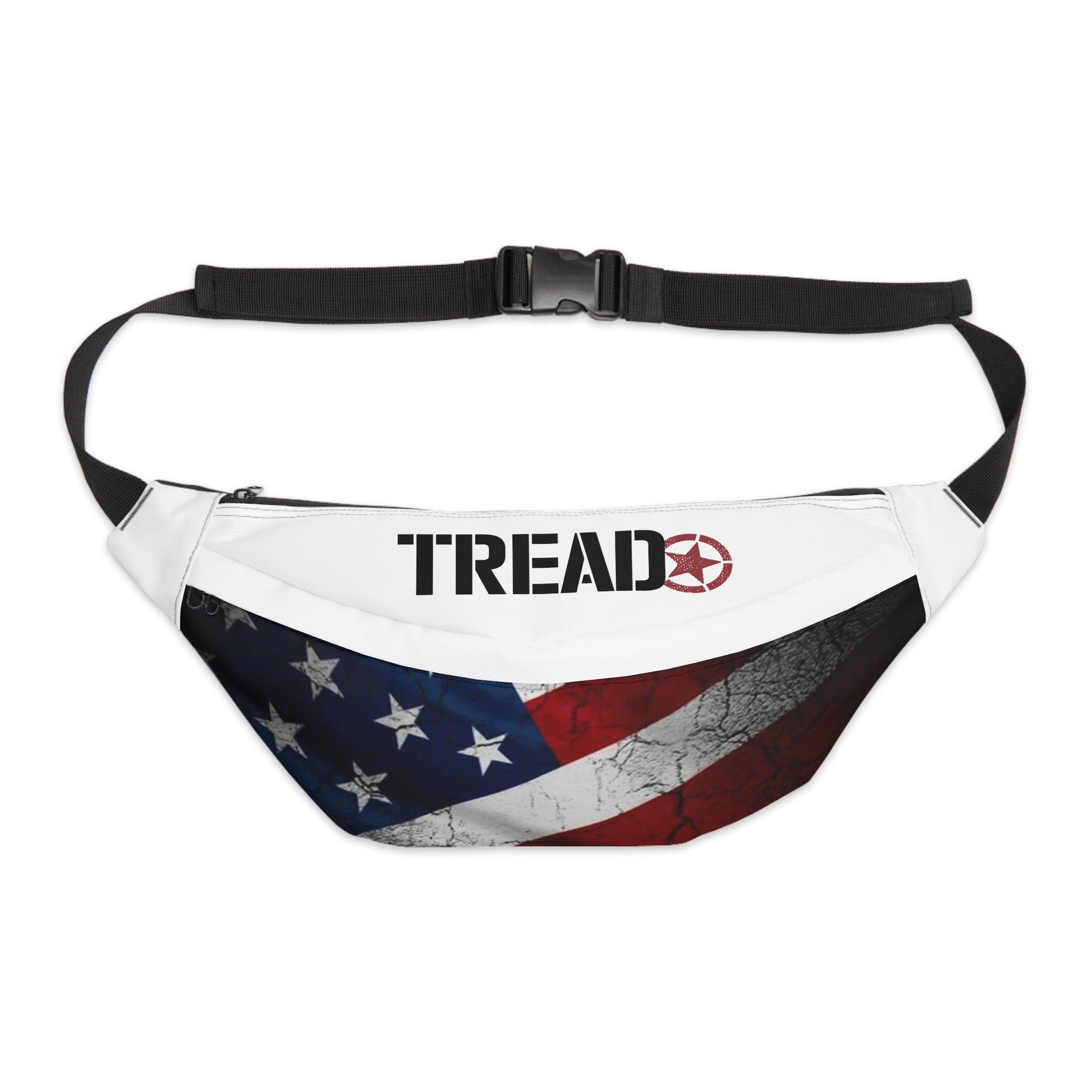 TREAD with American Flag fanny pack