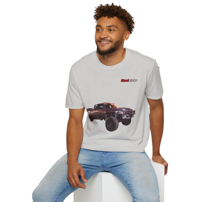 Street Trucks Monster Dino Ridel Unisex Ice Grey T-Shirt