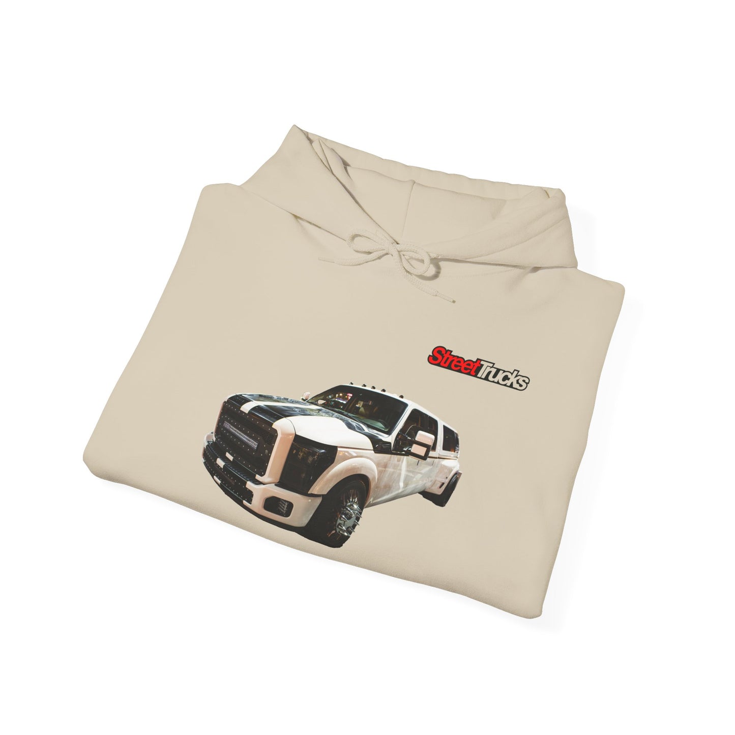 Street Trucks Dino10 Unisex Heavy Blend™ Sand Hoodie Sweatshirt