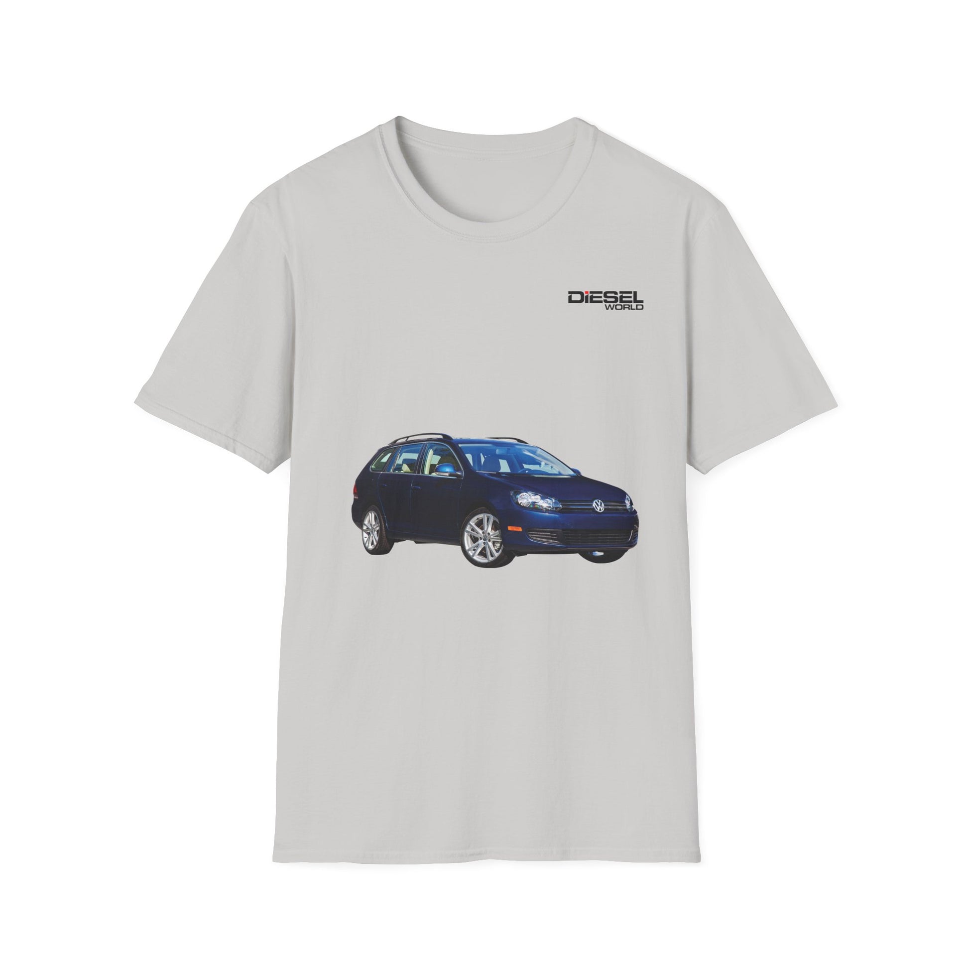 Diesel World VOLKSWAGEN JETTA SPORTWAGEN Unisex Ice Grey T-Shirt