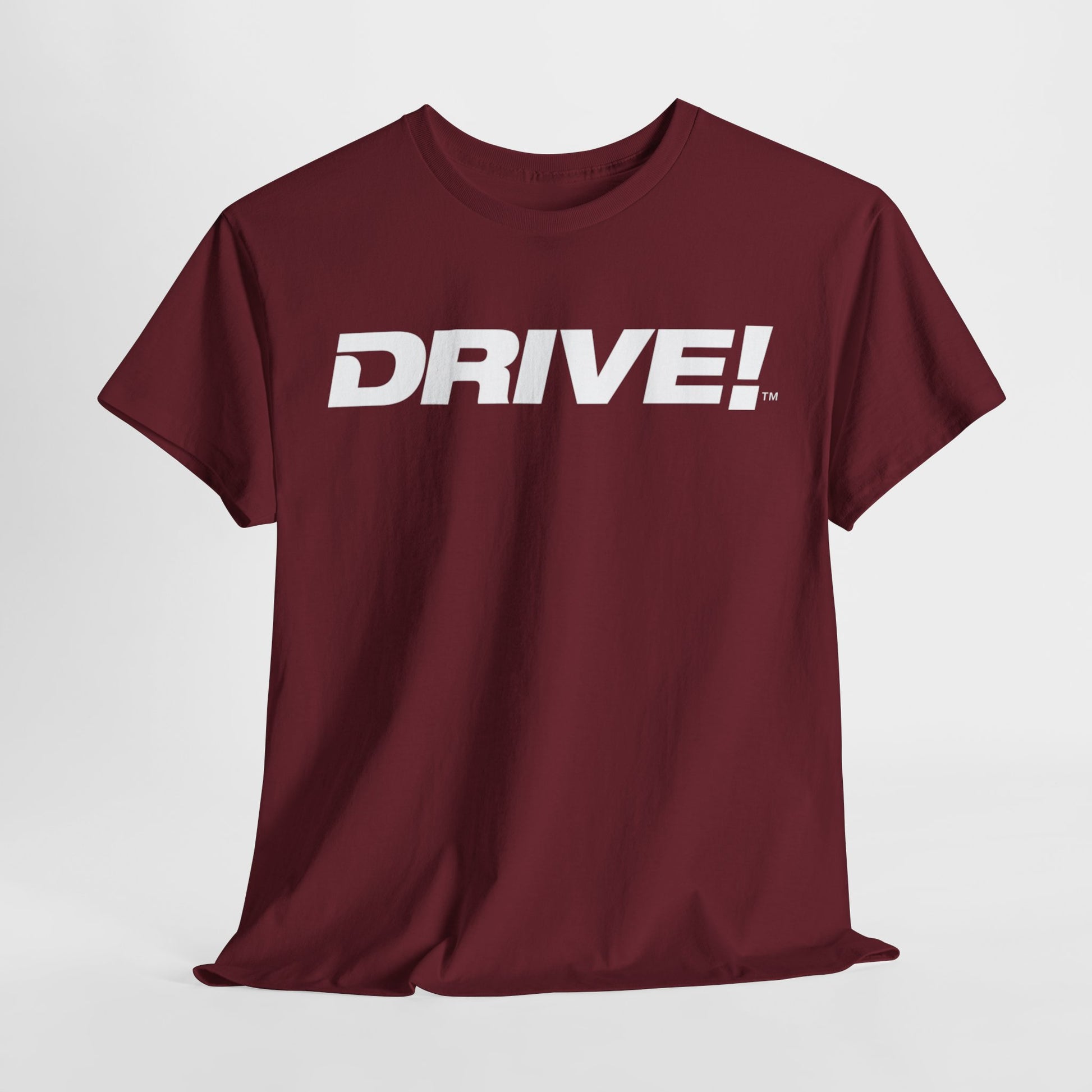 Drive Magazine T-Shirt Unisex Heavy Cotton Garnet Tee