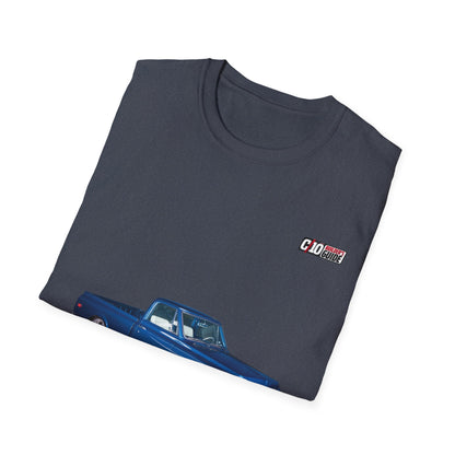 Hometown Hero C4-C10 Unisex Softstyle Heather Navy Tee