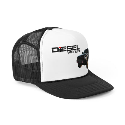 Diesel World Black Snapback Cap