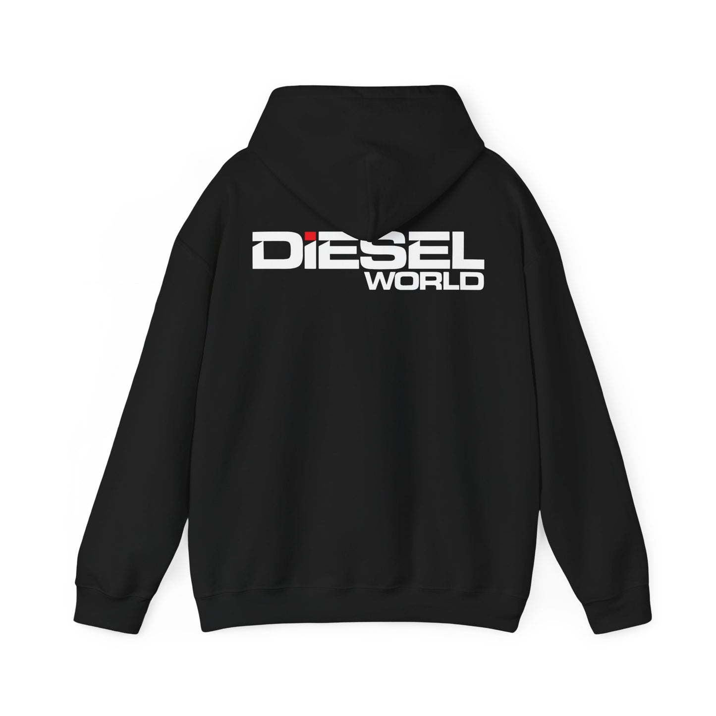 Diesel World Heavy Blend™ Black Hooded Sweatshirt