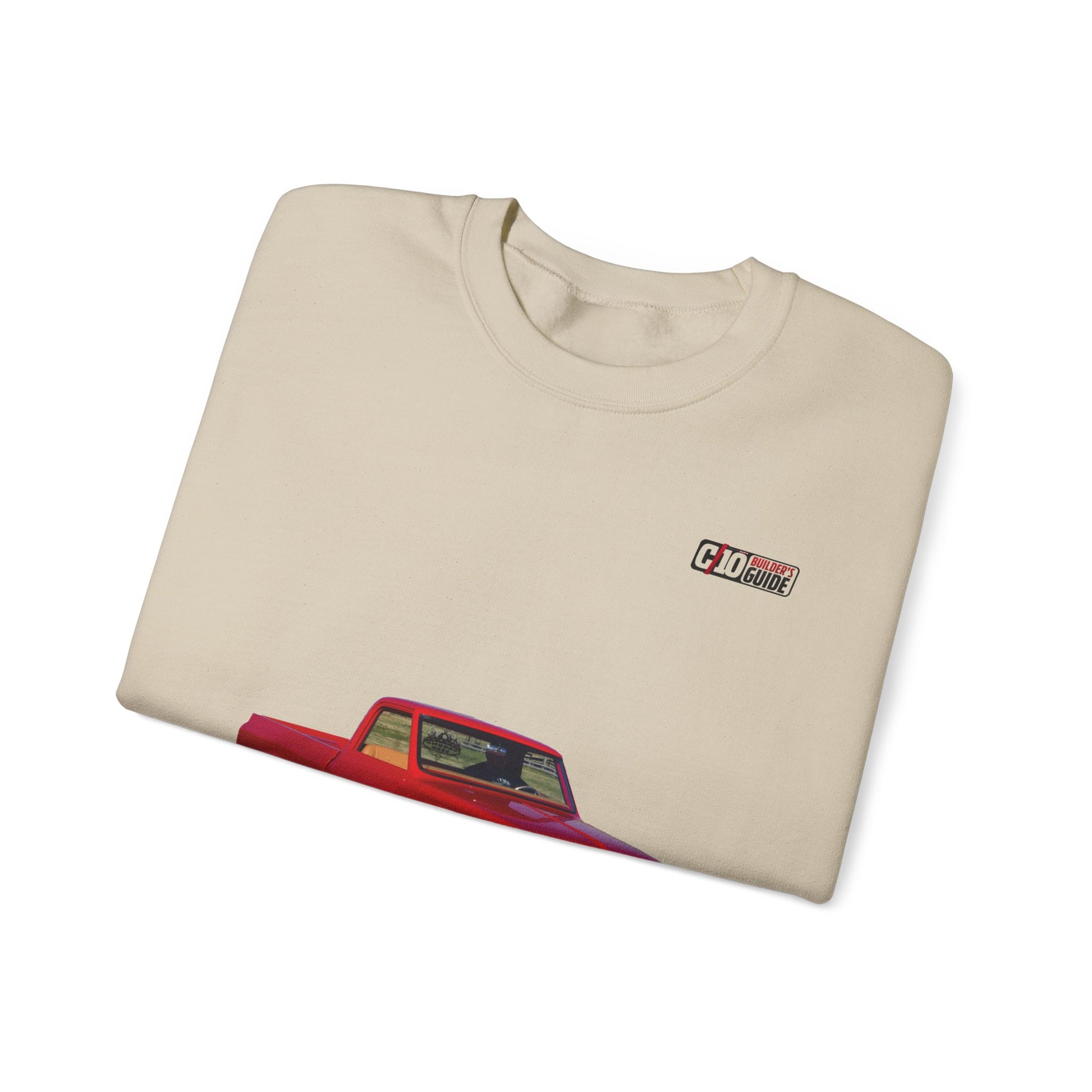 C10 Wheel & Tire Shoutout Unisex Heavy Blend™ Sand Crewneck Sweatshirt