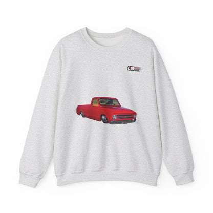 C10 Wheel & Tire Shoutout Unisex Ash Crewneck Sweatshirt