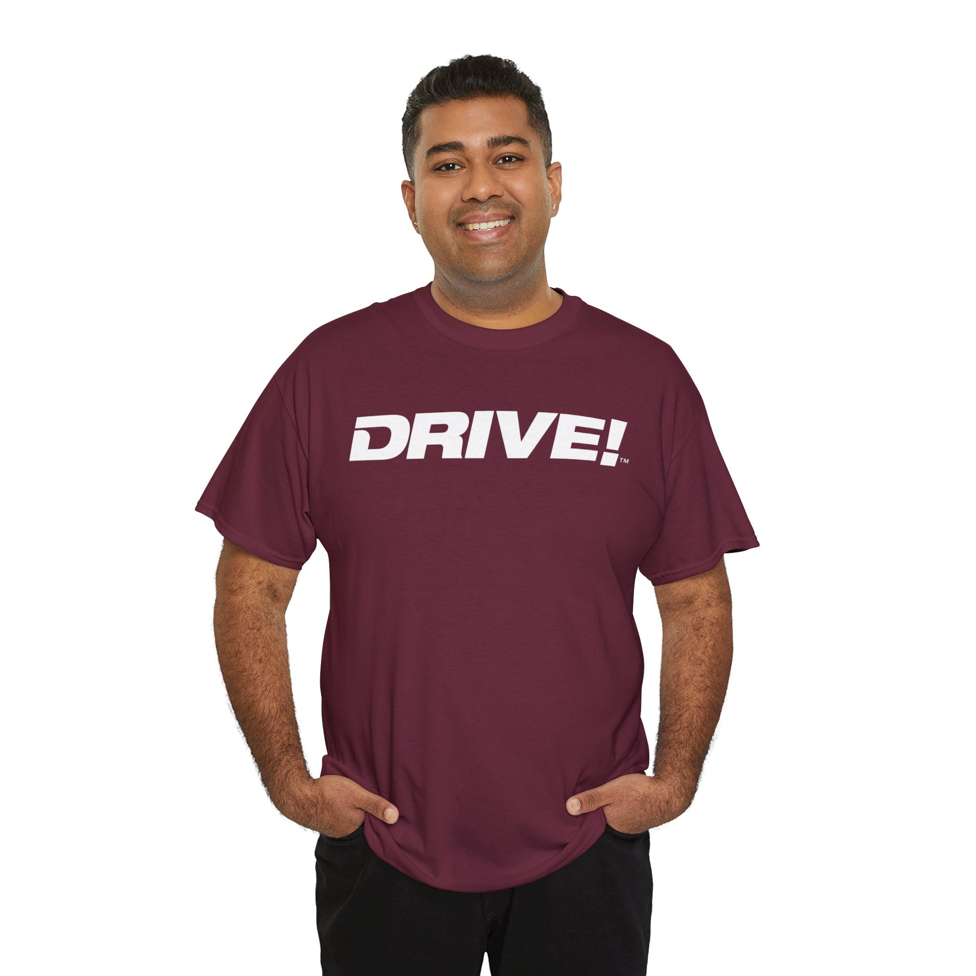 Drive Magazine Tee Unisex Maroon T-Shirt