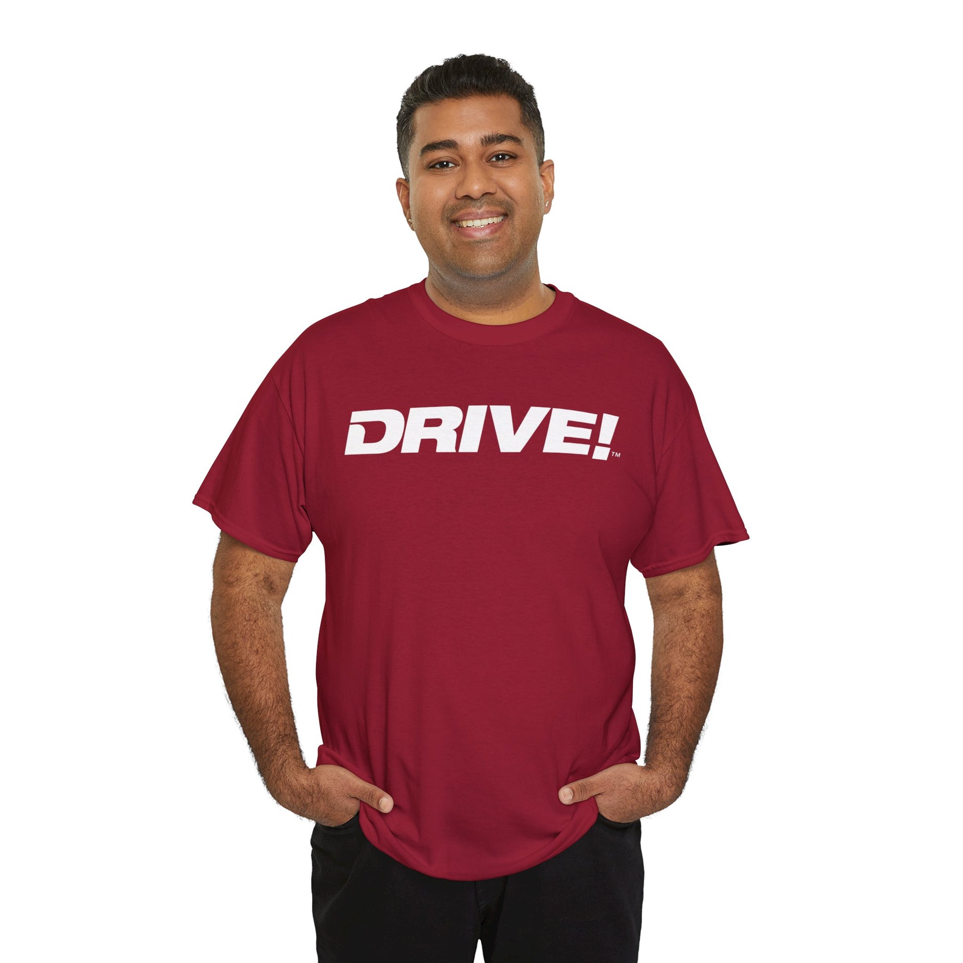 Drive Magazine Tee Unisex Antique Cherry Red T-Shirt