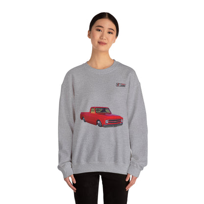 C10 Wheel & Tire Shoutout Unisex Heavy Blend™ Sport Grey Sweatshirt