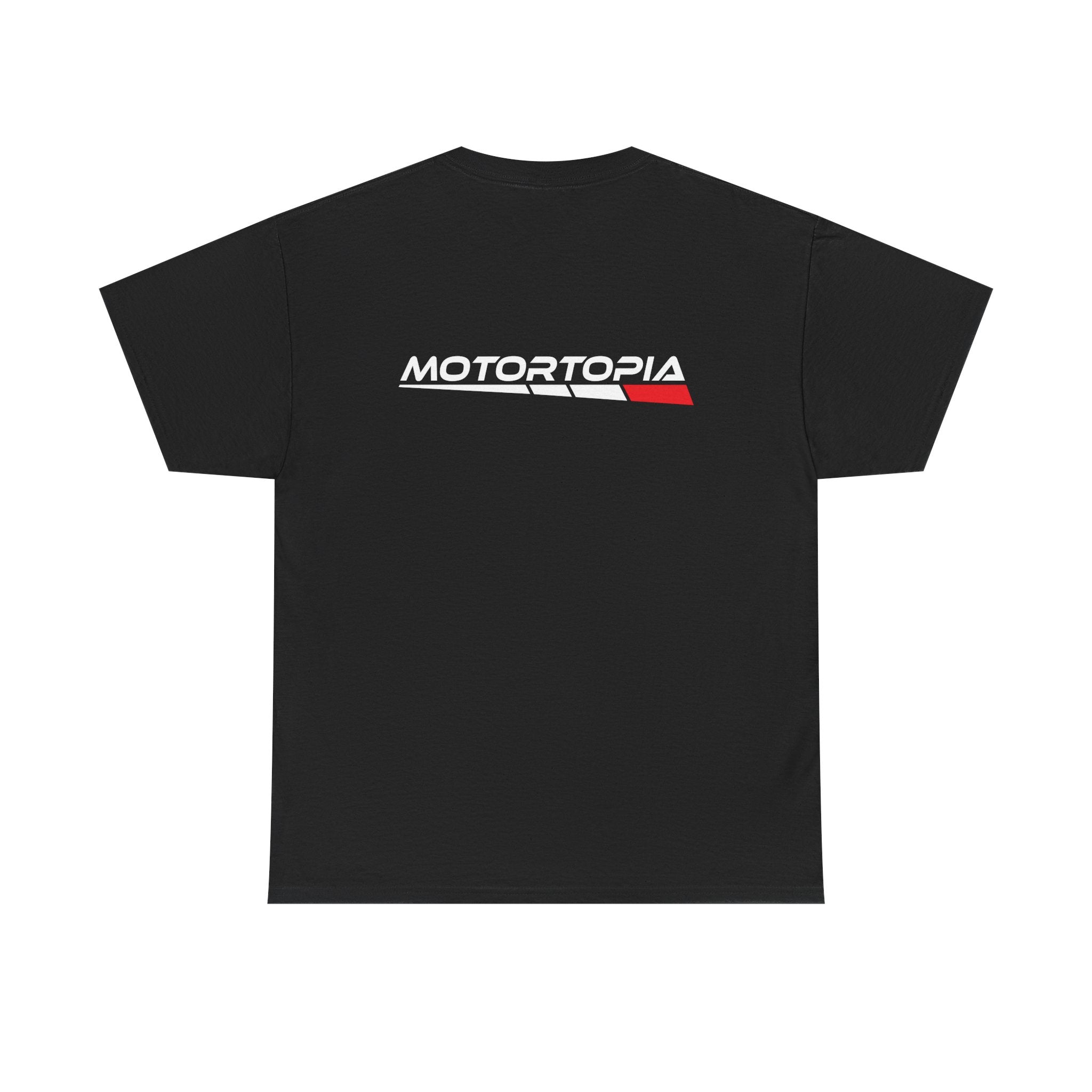 Motortopia Black TShirt - Unisex Heavy Cotton Tee