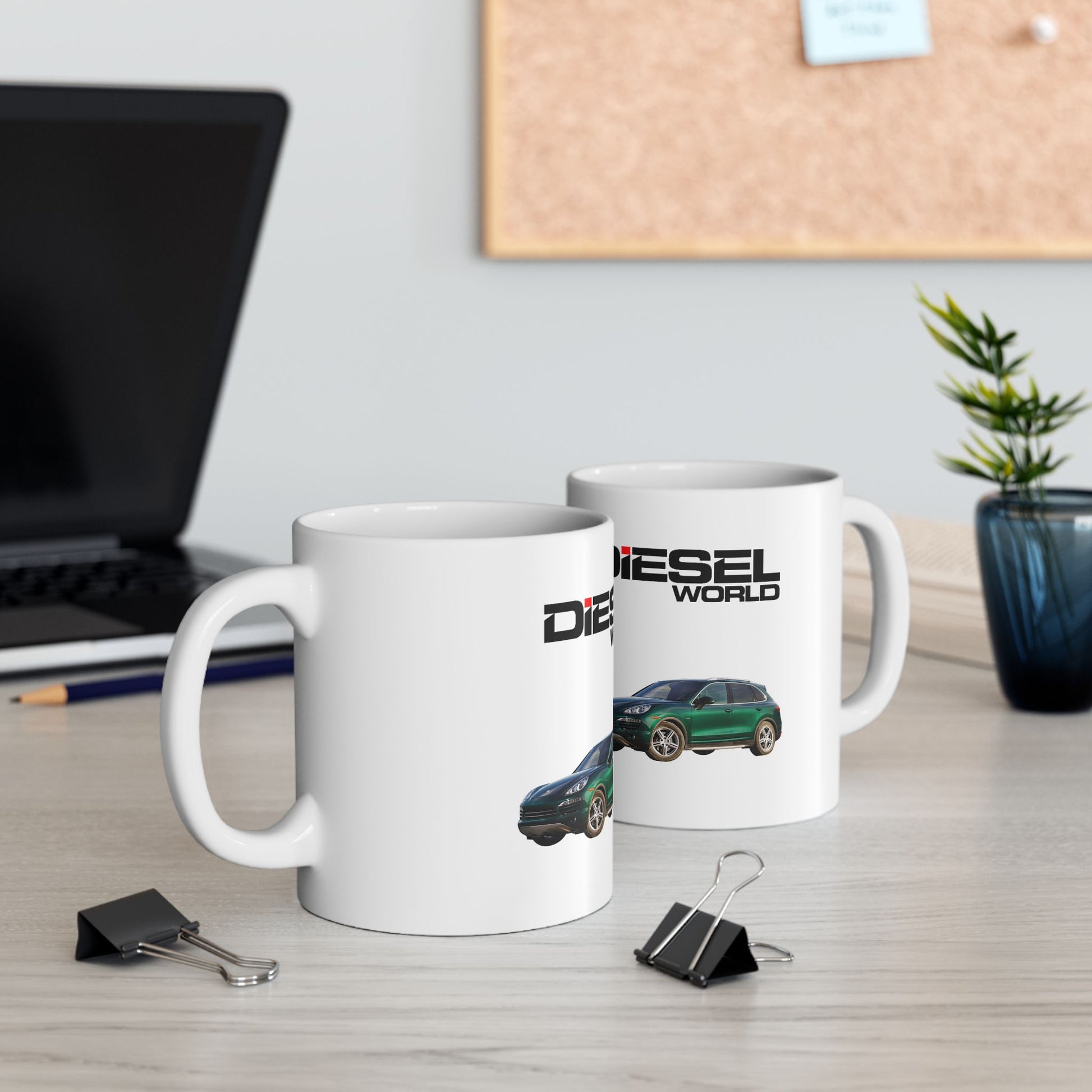 Diesel World PORSCHE CAYENNE DIESEL Ceramic Coffee Mug