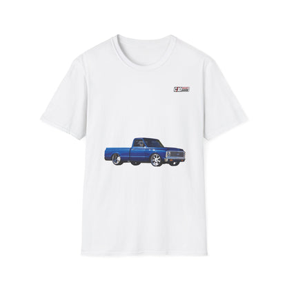 C10 OL'BLUEY RIDES AGAIN Unisex White T-Shirt