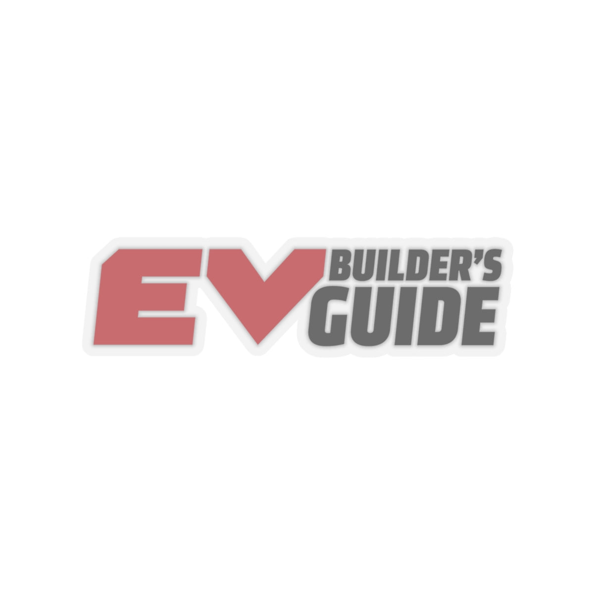 EV Builder's Guide Transparent Kiss-Cut Stickers