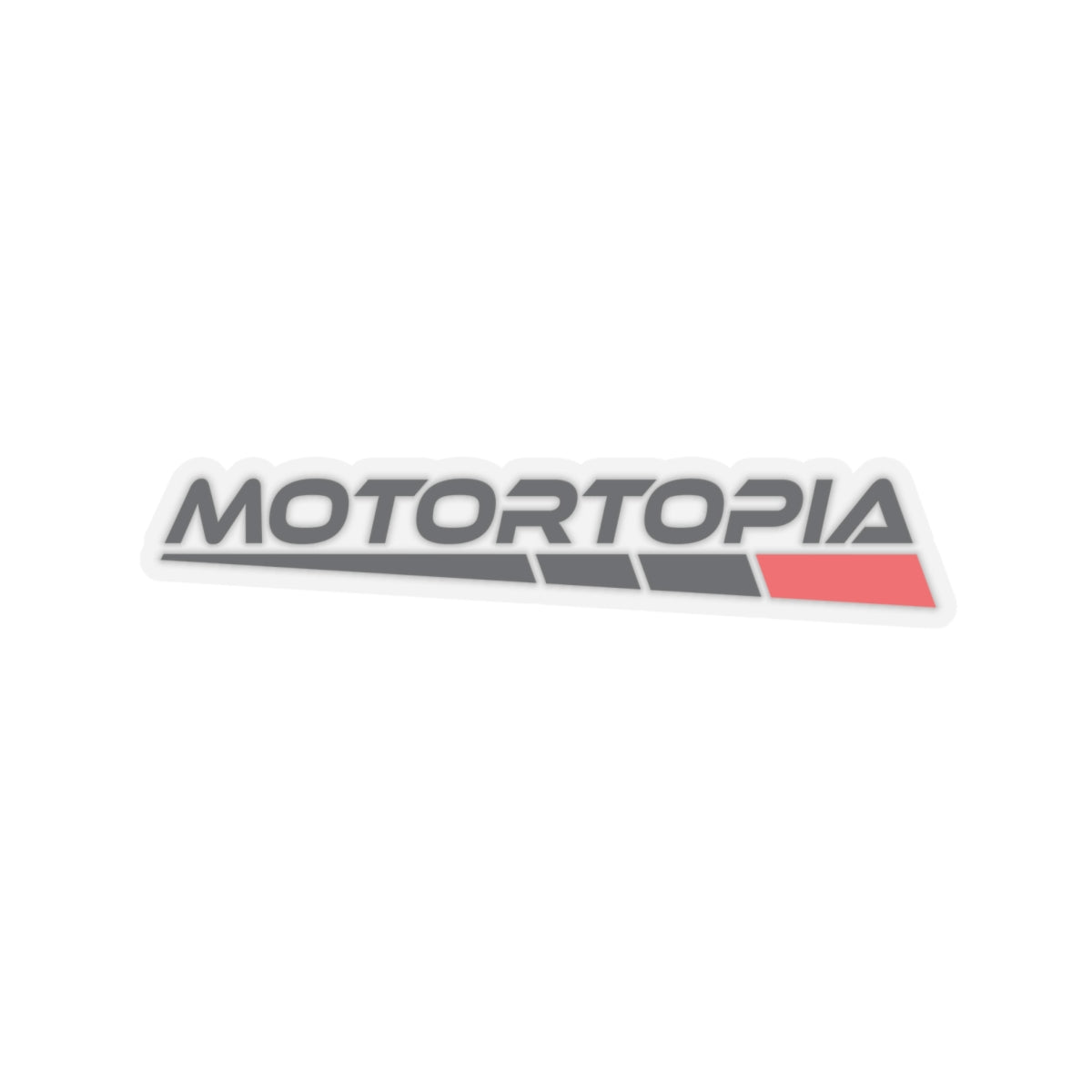 Motortopia Transparent Kiss-Cut Stickers