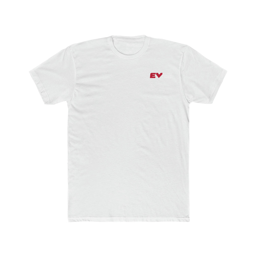 EV Builder's Guide Men's Cotton Crew Solid White T-Shirt