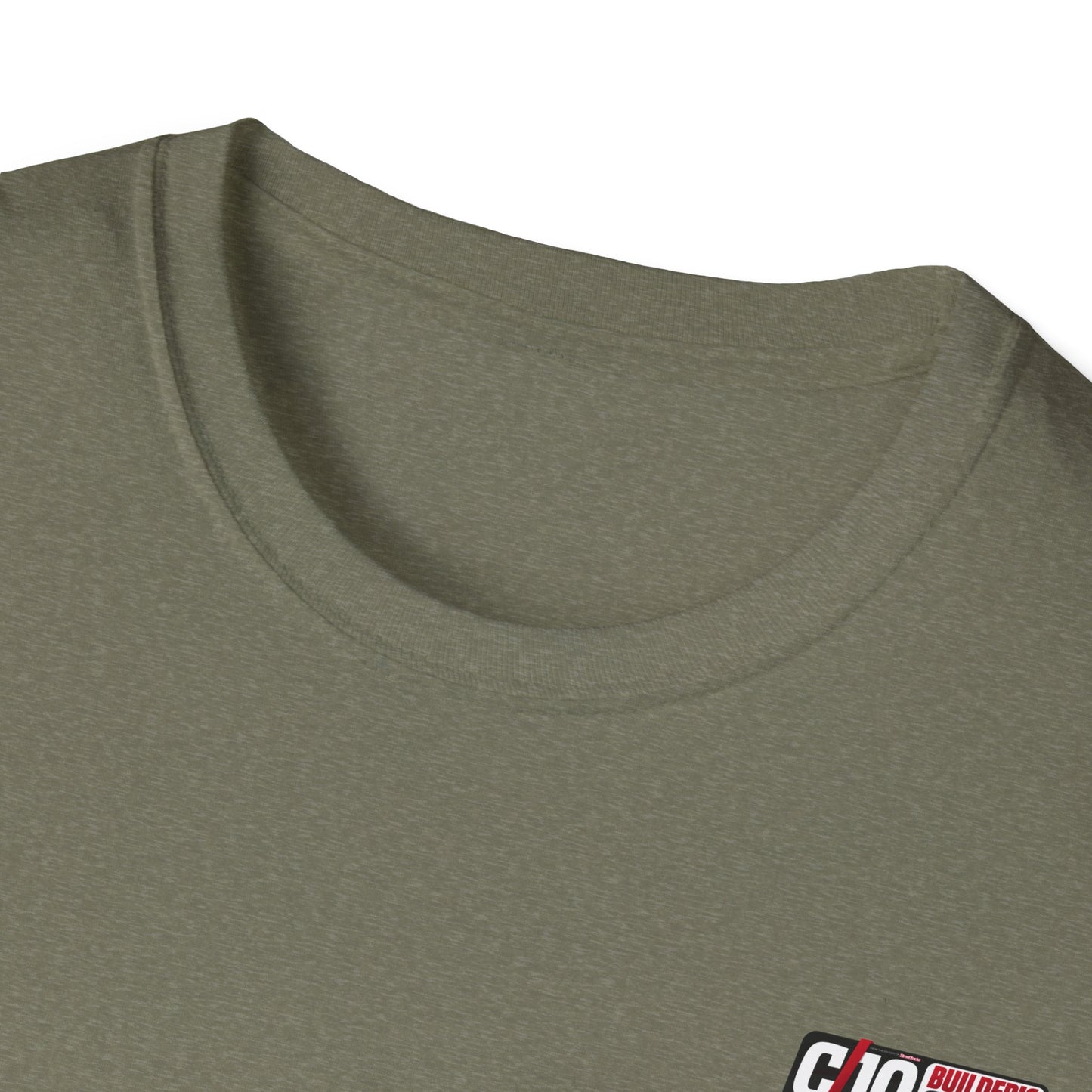 Deadline Hustle C10 Unisex Softstyle Heather Military Green Tee