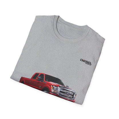 Diesel World Ford F-350 SUPER DUTY Unisex Sports Grey Tee