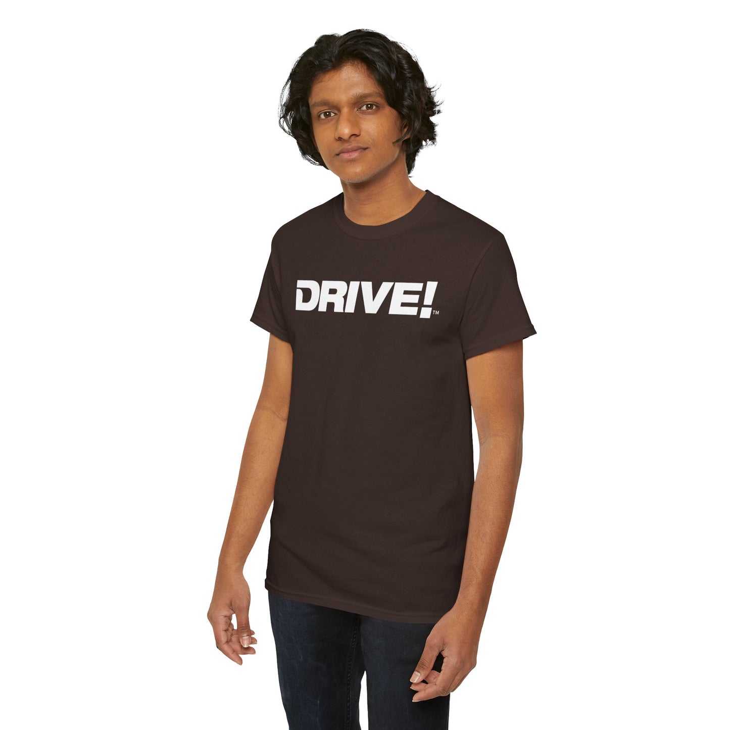 Drive Magazine Tee Heavy Cotton Dark Chocolate T-Shirt