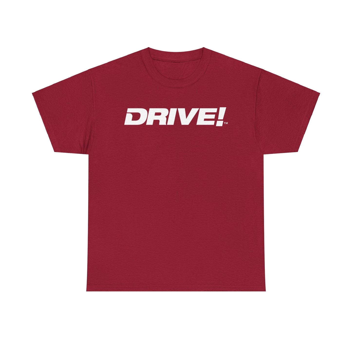 Drive Magazine T-Shirt Heavy Cotton Antique Cherry Red Tee