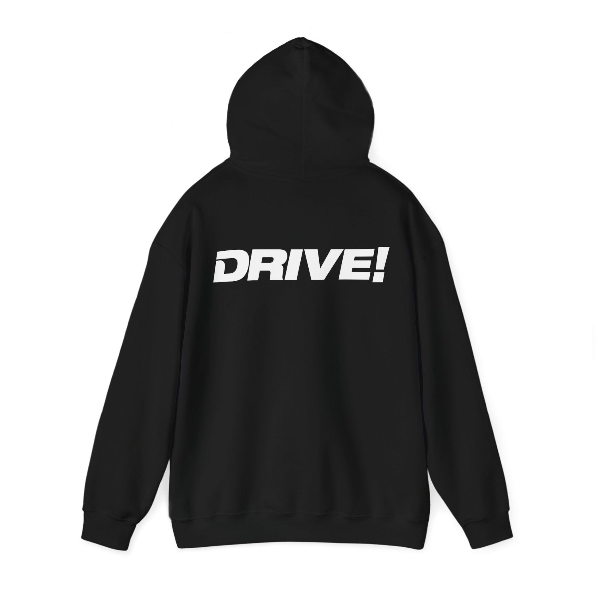 Drive Magazine Hoodie - Heavy Blend™ Black Hooded Sweatshirt