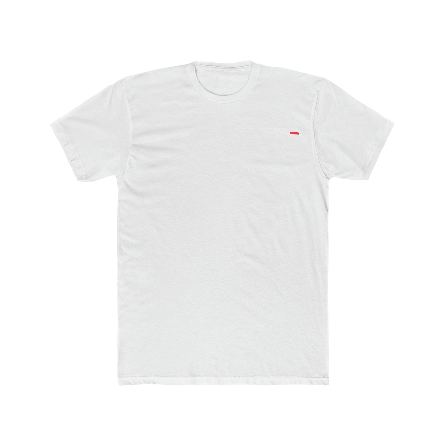 Motortopia Men's Cotton Solid White Crew T-Shirt