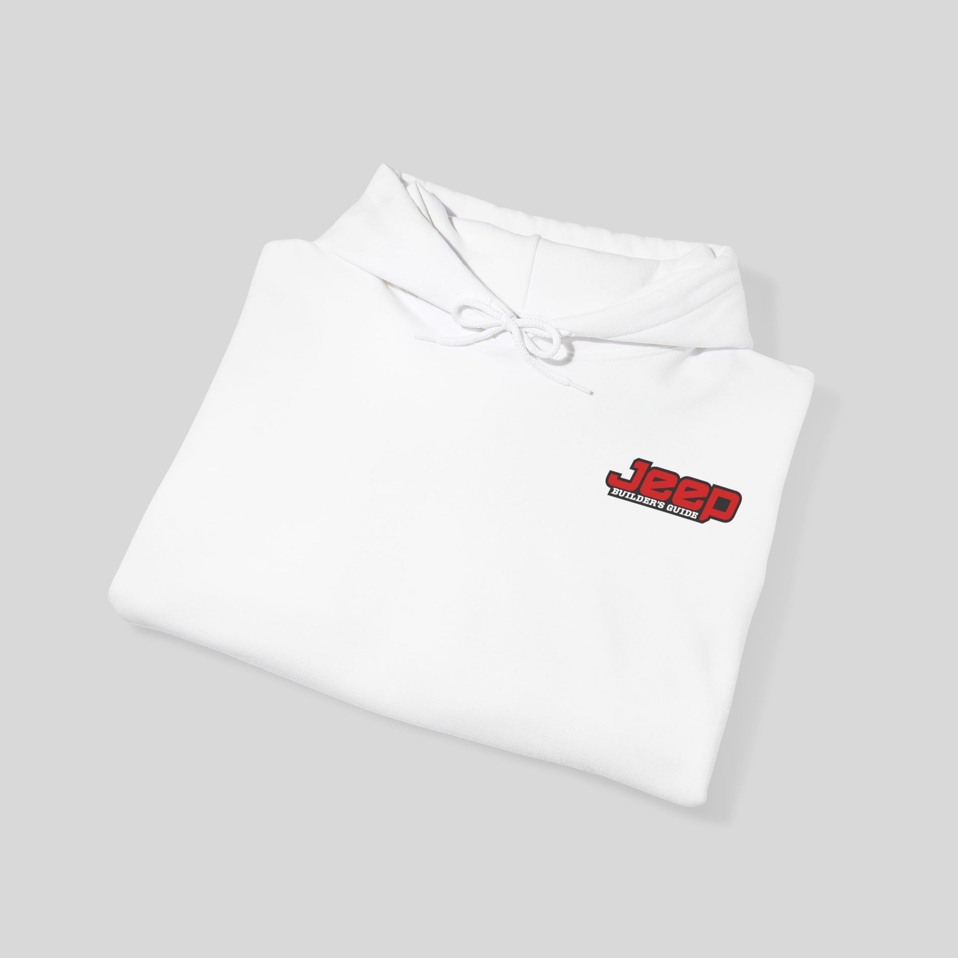 Jeep Builder's Guide White - Unisex Heavy Blend™ Hooded Sweatshirt