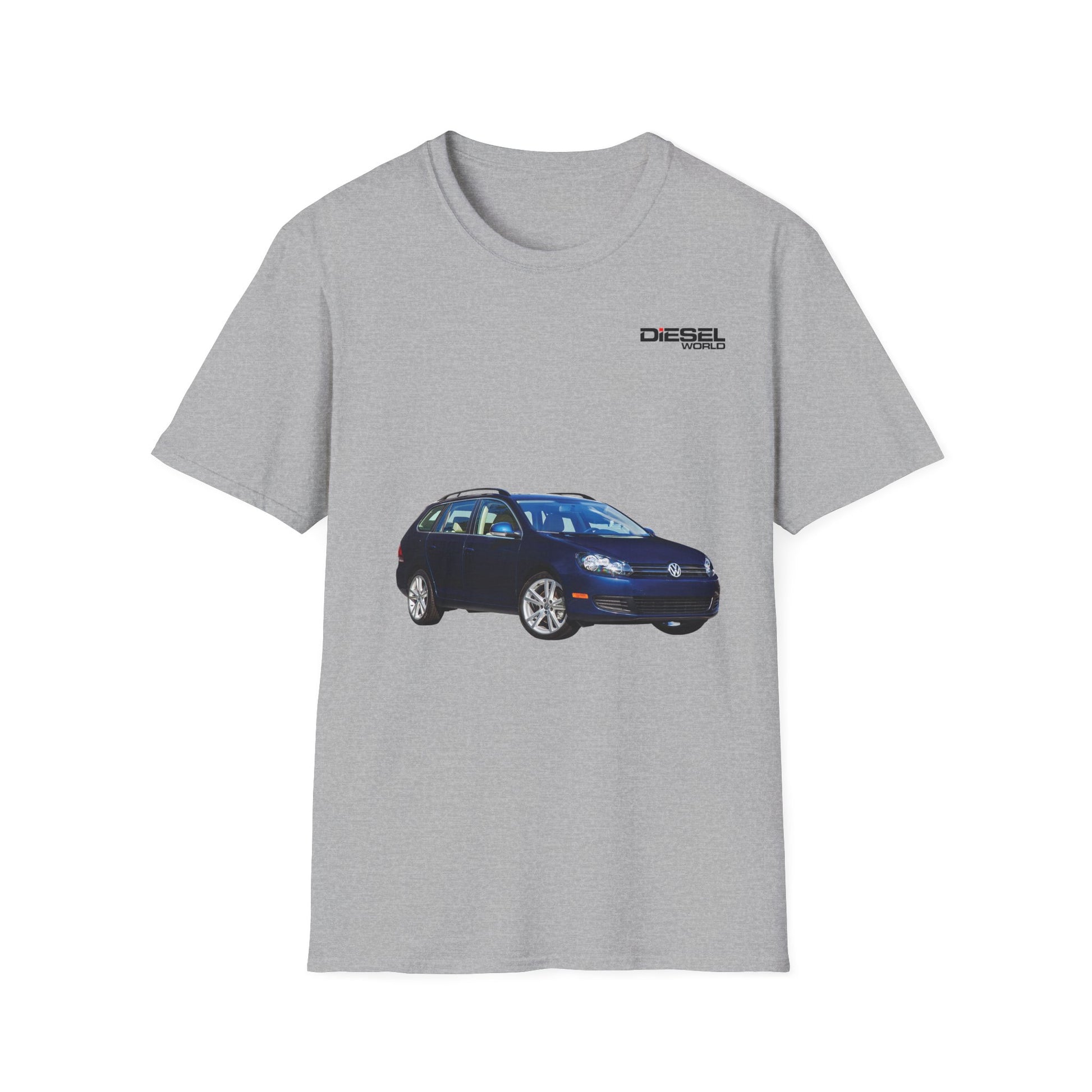 Diesel World VOLKSWAGEN JETTA SPORTWAGEN Unisex Sport Grey T-Shirt