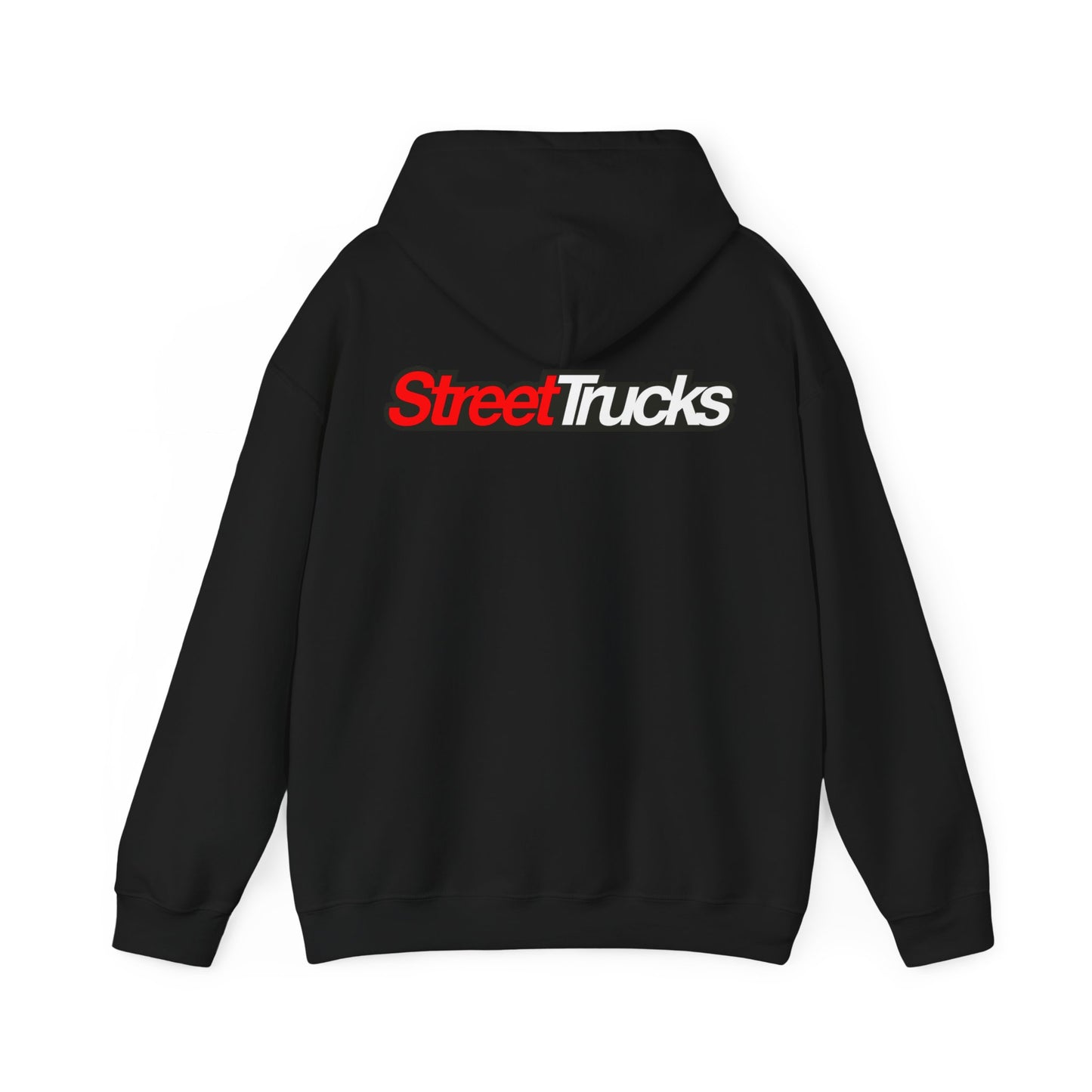 Street Trucks Heavy Blend™ Black Hooded Sweatshirt