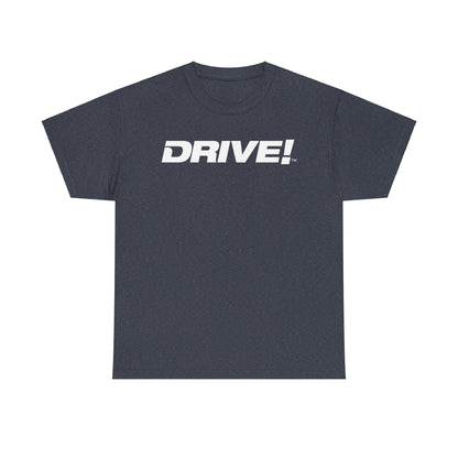 Drive Magazine T-Shirt Heavy Cotton Heather Navy Tee