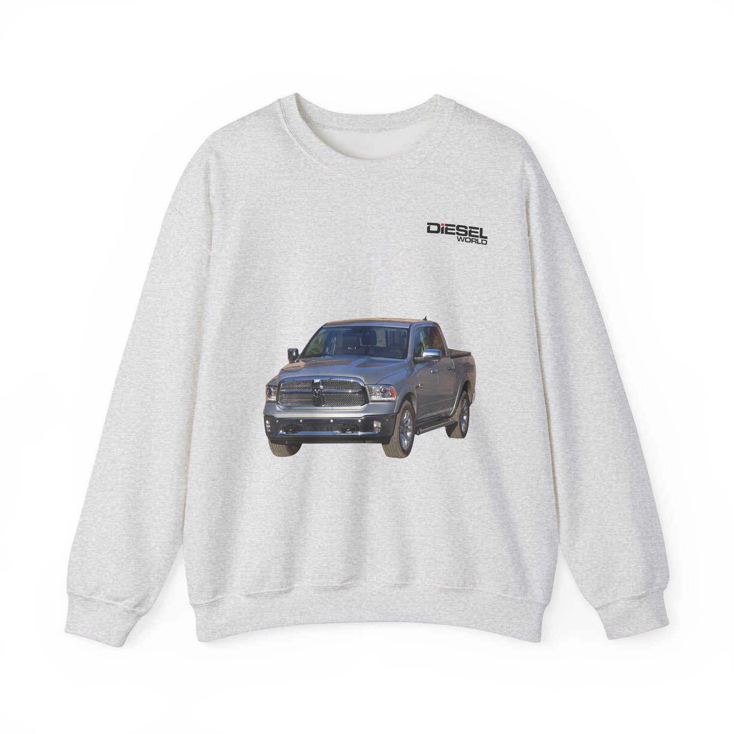 Diesel World EcoTorque 1500 | Unisex Heavy Blend™ Ash Crewneck Sweatshirt