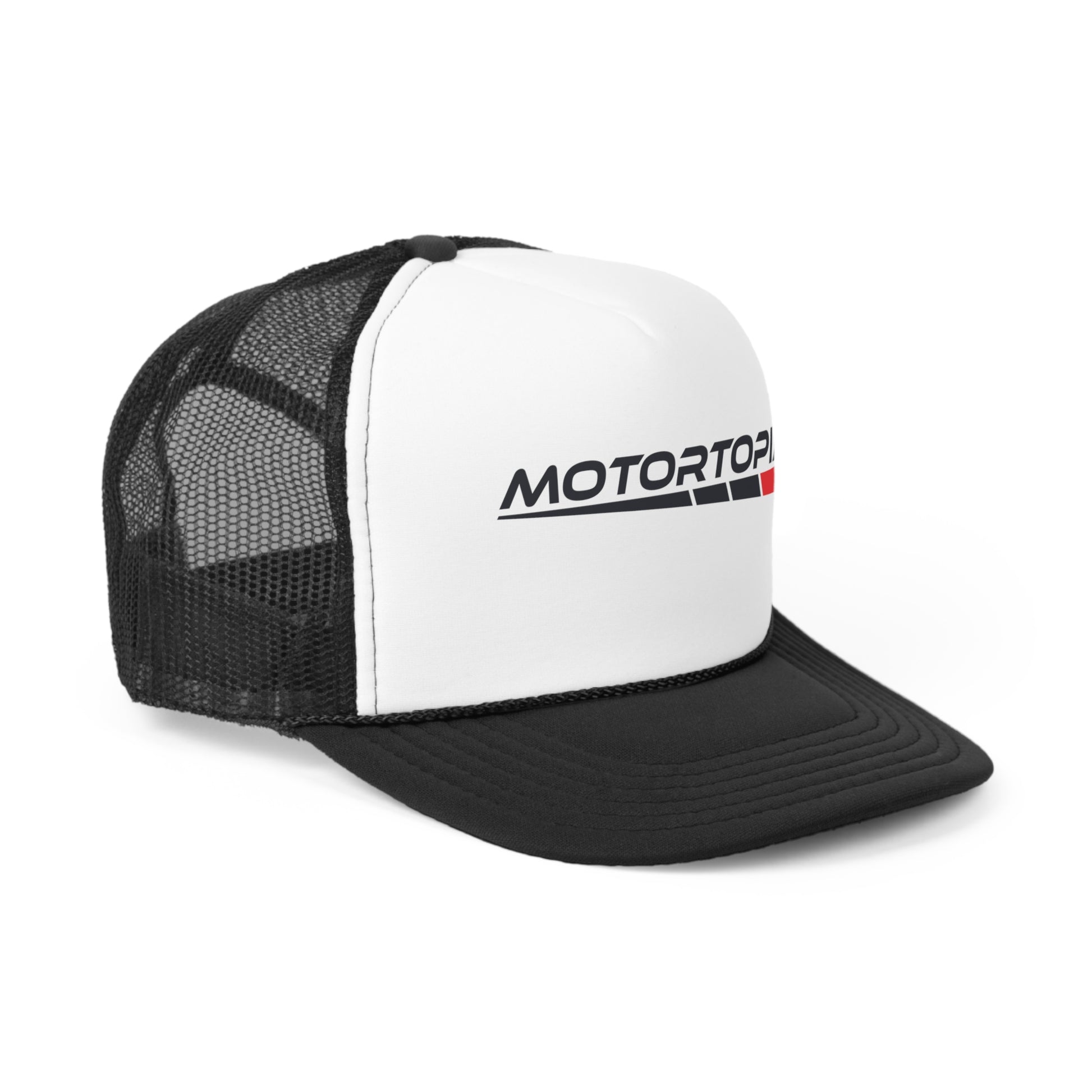 Motortopia Black Trucker Cap