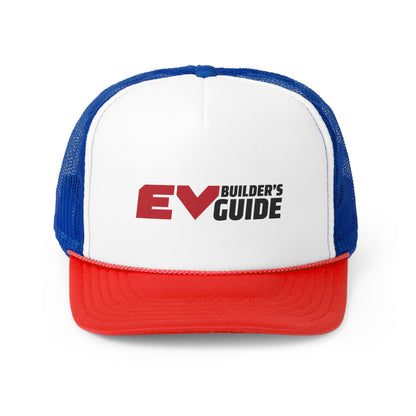 EV Builder's Guide Blue/Red Trucker Caps