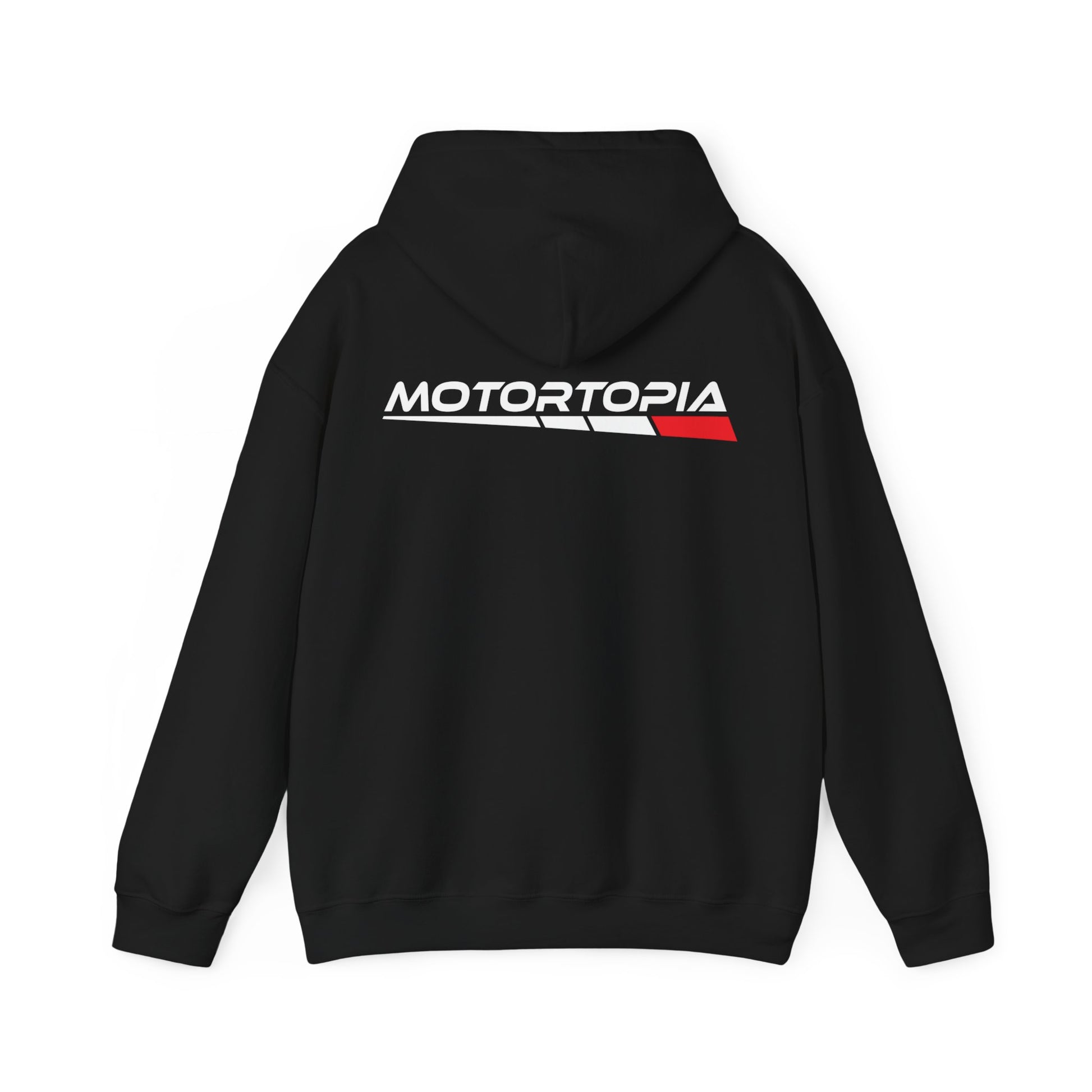 Motortopia Unisex Heavy Blend™ Black Hoodie Sweatshirt