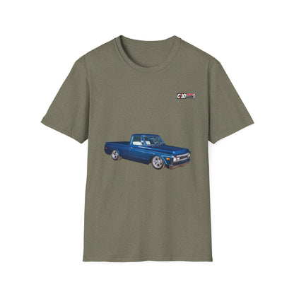 Hometown Hero C4-C10 Unisex Softstyle Heather Military Green T-Shirt