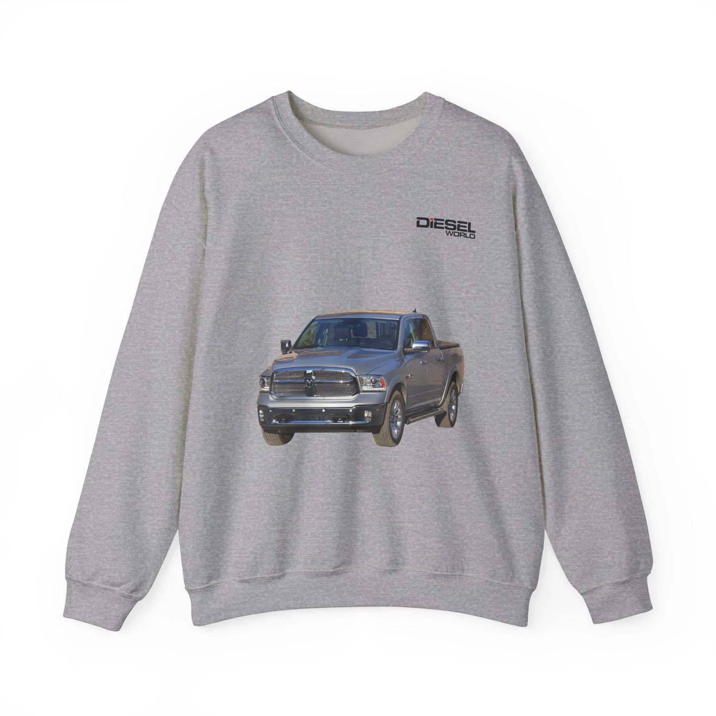 Diesel World EcoTorque 1500 | Unisex Heavy Blend™ Sports Grey Crewneck Sweatshirt