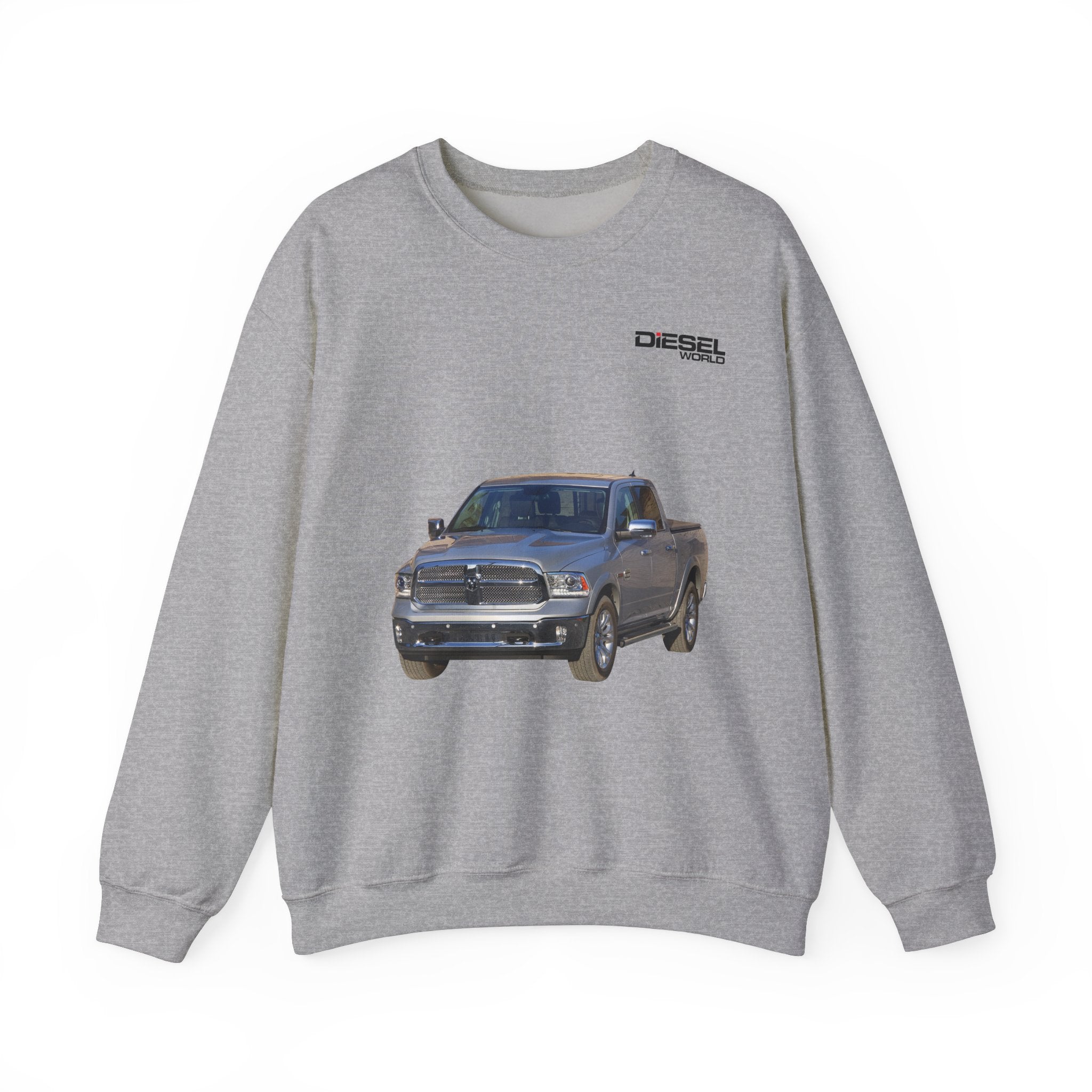 Diesel World EcoTorque 1500 | Unisex Heavy Blend™ Sports Grey Crewneck Sweatshirt