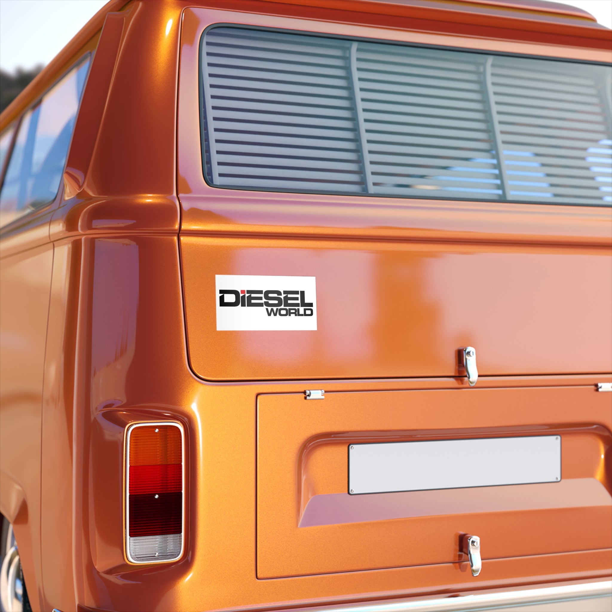 Diesel World Bumper Sticker - Perfect for Truck Enthusiasts