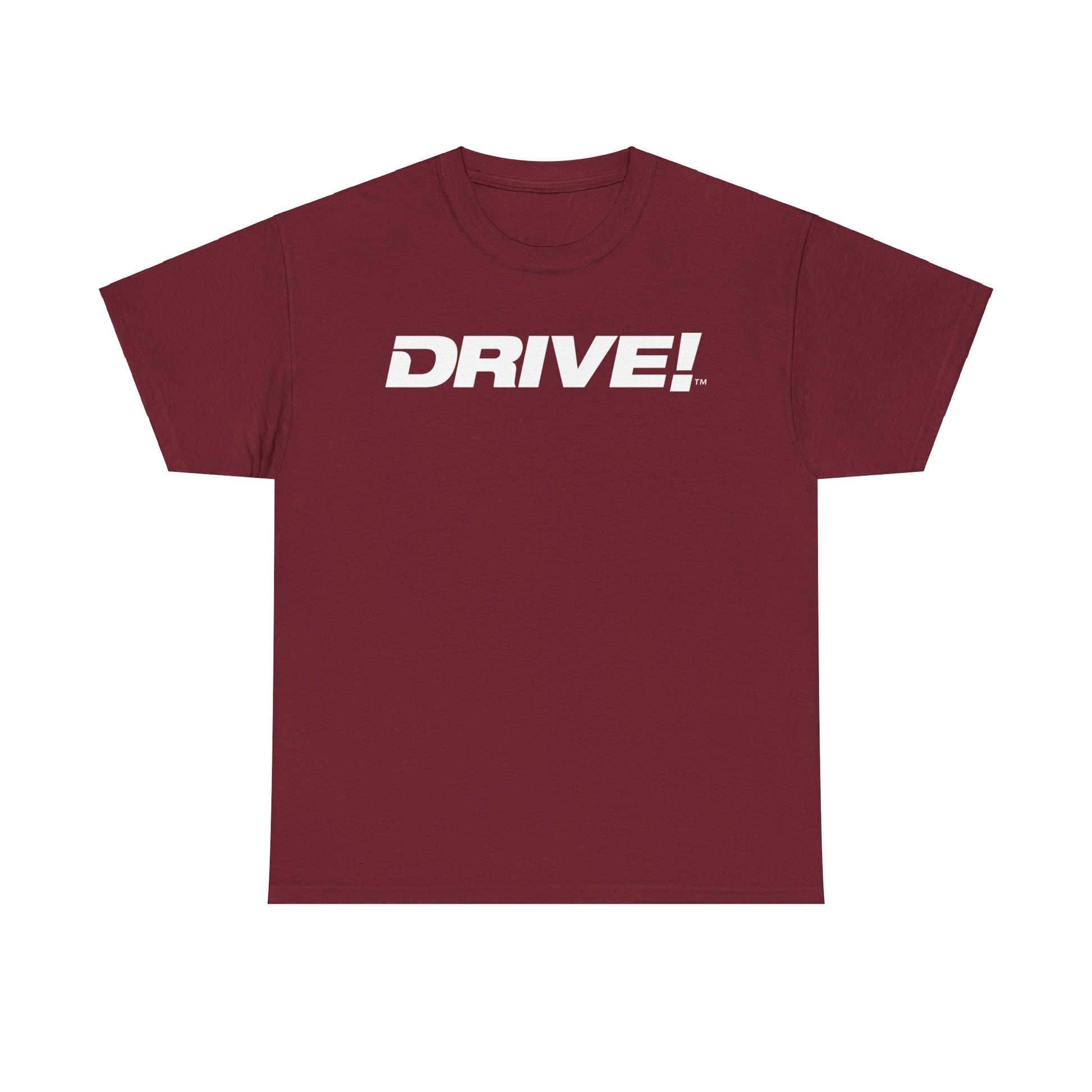 Drive Magazine T-Shirt Heavy Cotton Garnet Tee