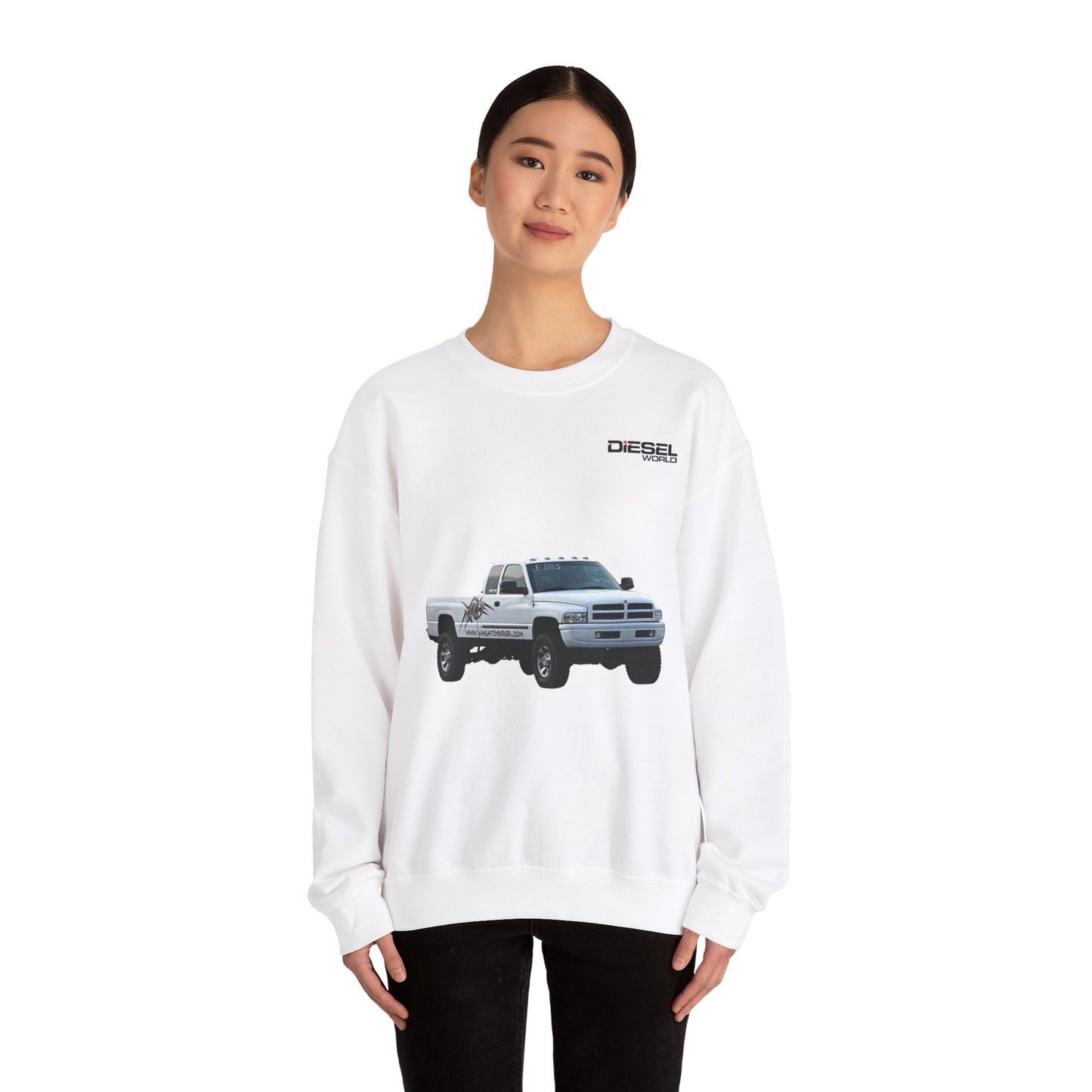 Diesel World NADM Rocky Mountain White Crewneck Sweatshirt