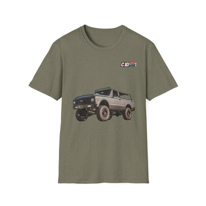 C10 Grounded Glory Unisex Heather Military Green T-Shirt