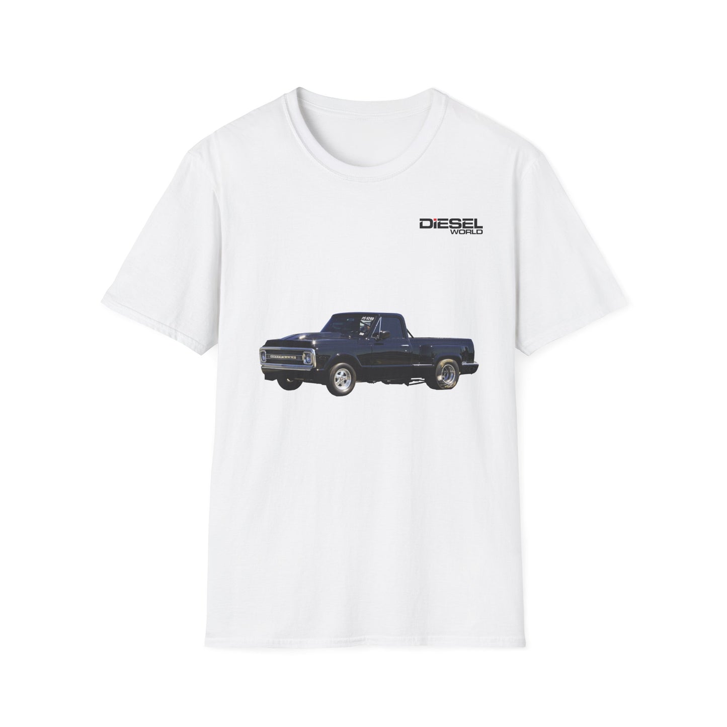 Diesel World Black D-Max Beast Unisex Softstyle White T-Shirt