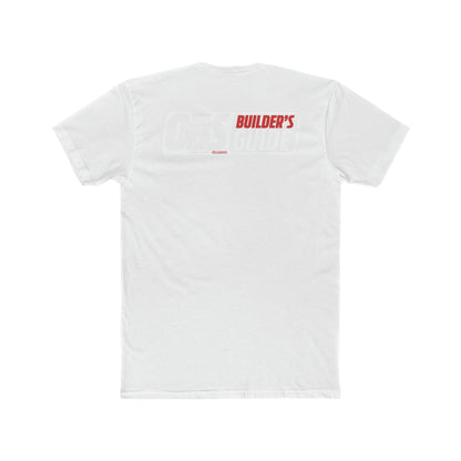 OBS Builder's Guide Men's Cotton Crew Solid White Tee