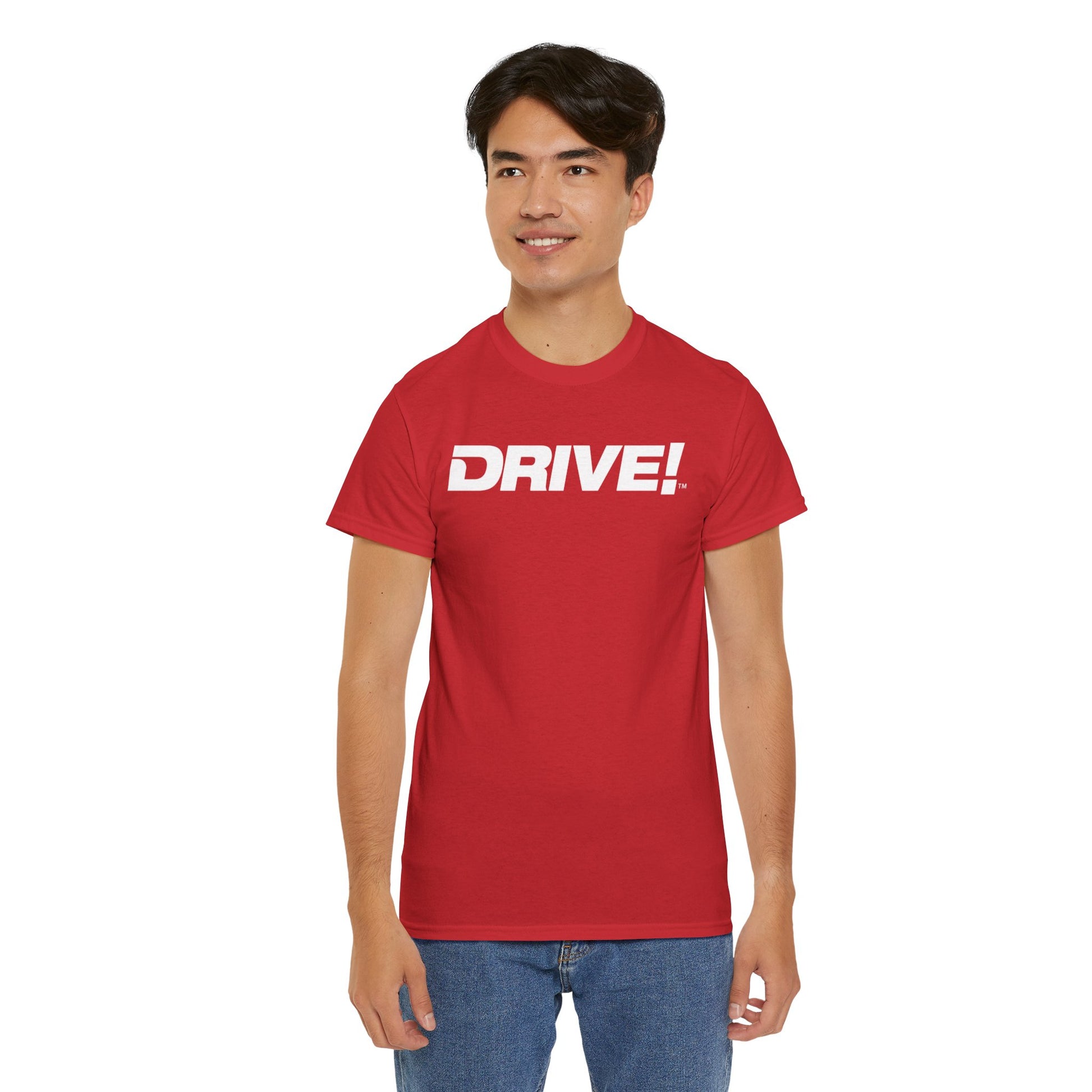 Drive Magazine Unisex Cotton Red T-Shirt