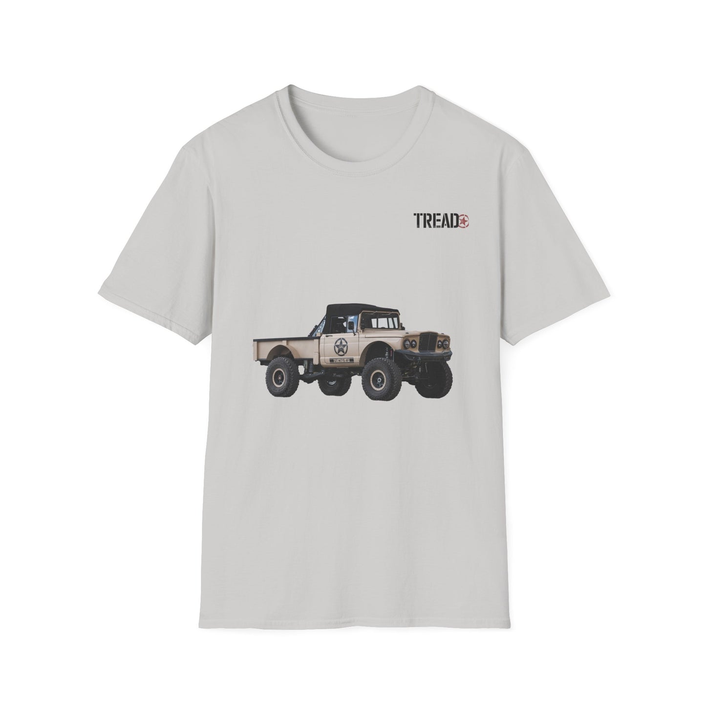 Tread BAJA BLITZ Desert Bomber Unisex Softstyle Ice Grey T-Shirt