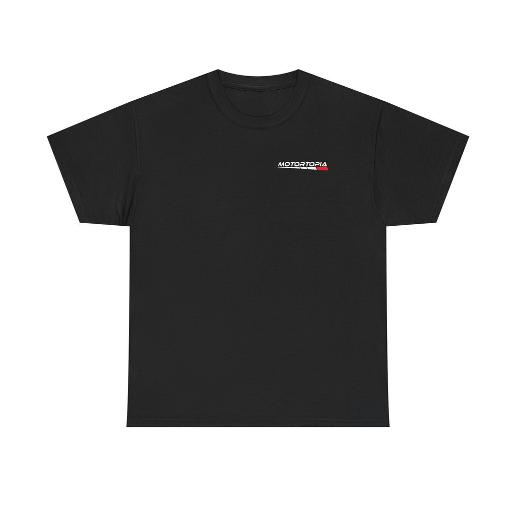 Motortopia Black TShirt - Unisex Heavy Cotton Tee